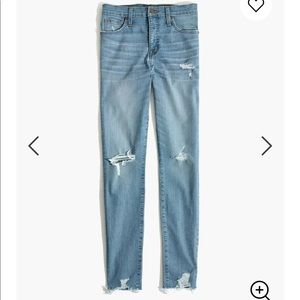 NWT Madewell 9” high rise skinny jeans